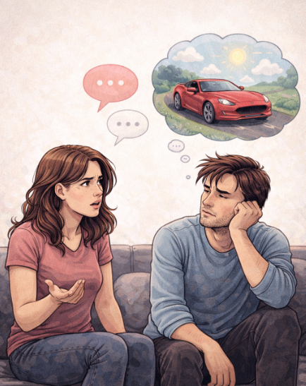 זוגיות עם הפרעת קשב